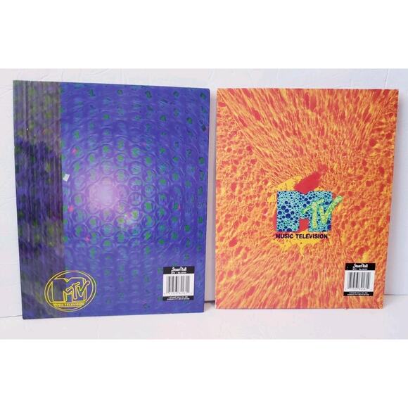 RARE Lot of 6 Vintage MTV Music Television 1998 Folders TV Retro Stuart Hall - Picture 3 of 10